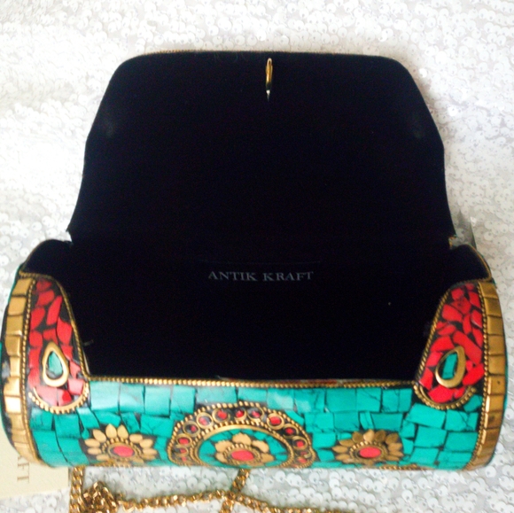 Antik Kraft Mosaic Clutch - Picture 3 of 3